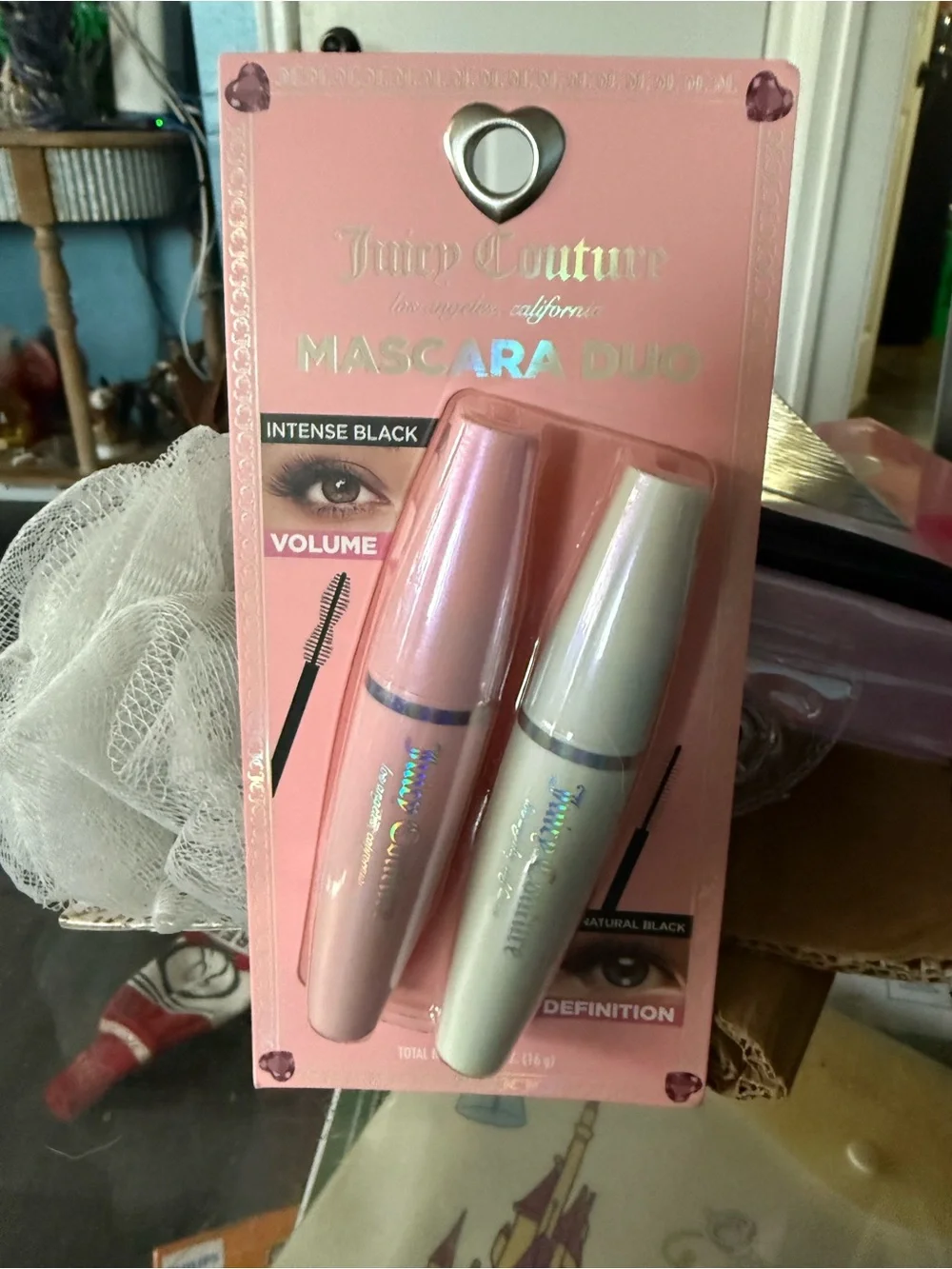 Juicy Couture Mascara Duo - Pink & White Tubes, Intense Black Lashes